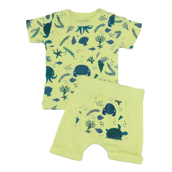 Conjunto Manga Corta Cangrejo Incahugs Bebé